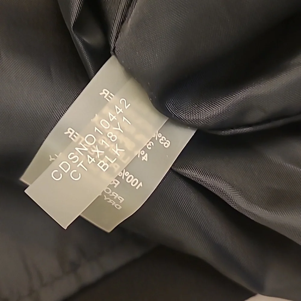 NWOT Calvin Klein Black Silver Studded Short Sleeved Fully Zip Back Midi Dress - Picture 11 of 15